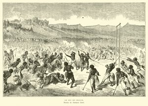 The Game of Lacrosse by Gustave Dore